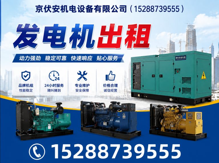 万宁应急发电机出租展示图